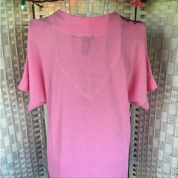 Vtg HSN Roam New York Pink Floral Top Size M  Vintage  New - Picture 7 of 9